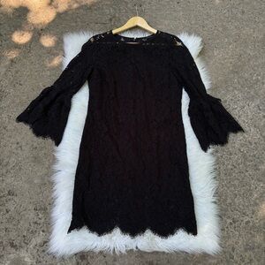 Banana Republic Factory Black Lace Dress